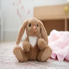 Bearington Lil Benny Brown Plush Stuffed Animal Bunny Rabbit, 6 inches