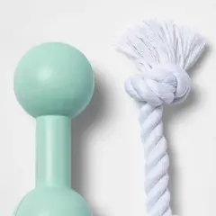 Bundle Puppy Rubber & Rope Dog Toy Set - 2pc - Boots & Barkley&trade;