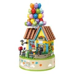 Contixo BK01 Flying Balloons Building Block Set with Music Box - 528 PCS