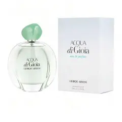 Acqua Di Gioia By Giorgio Armani Women Amalfi Lemon, Mint, Peony, French Labdanum Eau De Parfum Spray 3.4 Oz (New Packaging)