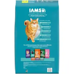 IAMS Proactive Health Weight Control and Hairball Care with Chicken and Turkey Flavor Indoor Dry Cat Food - 22lbs