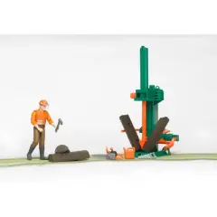 Bruder bworld Logging Set with Man, Chainsaw, Axe, Accessories