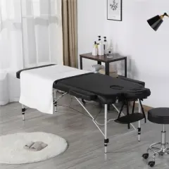 Yaheetech Portable Aluminum Massage Table Spa Table