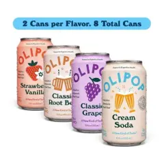 OLIPOP Variety Pack Soda - 8pk/12 fl oz
