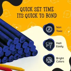 Artellius Premium Sealing Wax Sticks (Bulk 30 Pack) Wax Seal Glue Gun Sticks, Envelope Seal Wax for Stamp Seals