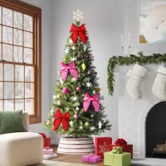 16" Christmas Velvet Bow Decor - Wondershop&trade;