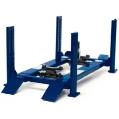 Adjustable Four Post Lift Blue for 1/18 Scale Diecast Model Cars by Greenlight