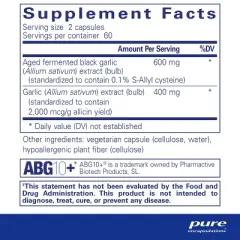 Pure Encapsulations Garlic Complex - Supplement to Support Antioxidant Defenses, Immune Health, and The Cardiovascular System* - 120 Capsules
