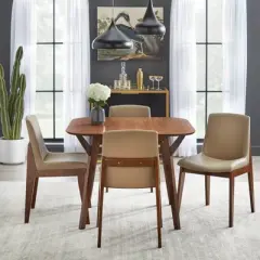 Vance Dining Table Walnut - Lifestorey