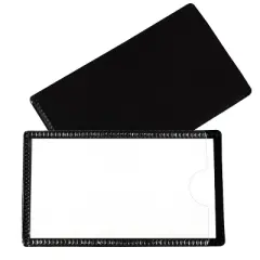 C-Line&reg; Slap 'N Go Magnetic Holders, Side Load, 4-1/4 x 2-1/2, Black, Pack of 10