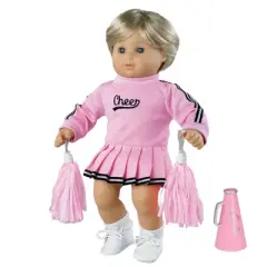 Sophia&rsquo;s Cheerleader Outfit Set for 15" or 18" Dolls, Pink