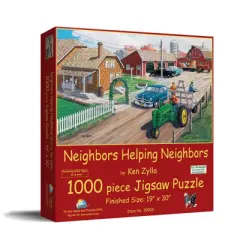 Sunsout Neighbors Helping Neighbors 1000 pc   Jigsaw Puzzle 39905