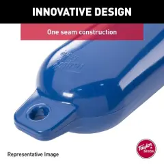 Taylor Made Hull Gard Inflatable Vinyl Boat Fender, 5.5 x 20 inch, Blue - Model 41022