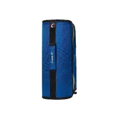 Case It King Sized Zip Tab 4" 3-Ring Zipper Binders D-Ring Blue (D-186 BLU) D-186-MBLU