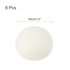 Unique Bargains Reducing Clothing Static and Wrinkles Wool Dryer Balls