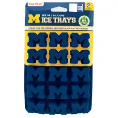 MasterPieces FanPans 2-Pack Team Ice Cube Trays - NCAA Michigan Wolverines