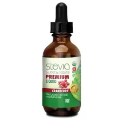 Stevia Sweet & Natural Cranberry by Stevia International  -  1 oz (30 ml) LIquid