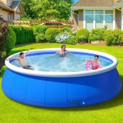 ORRD Inflatable swimming pool 244*63 butterfly inflatable coil mesh pool