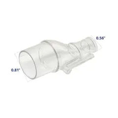 Nispira Custom Tube Adapter Compatible with Z1 Z2 Travel CPAP Machine, Pack of 3