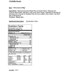 Joy Cone Waffle Bowls, 10 ct, 7 oz