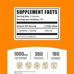 BulkSupplements L-Carnitine L-Tartrate Capsules