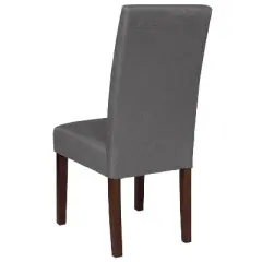 Flash Furniture Greenwich Series Upholstered Panel Back Mid-Century Parsons Dining Chairs