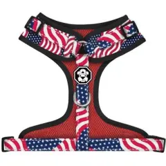 Fresh Pawz Patriot Adjustable Mesh Dog Harness - L