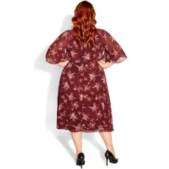 Women's Plus Size Alexandra Dress - port | CITY CHIC