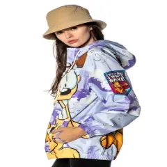 Members Only Women's Garfield Camo Windbreaker Jacket