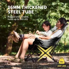 Naturehike Seastar Camping Chair,folding fishing chair - Oversized 2-Position Adjustable Folding Chair,Quick & easy setup,Portable for Outdoor Use