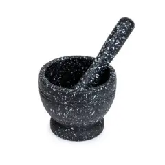 Mortar & Pestle &ndash; Durable Grinding Bowl and Pestle. Plastic, Durable Finish Design