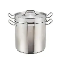 Winco Steamer/Pasta Cooker, Stainless Steel, 20 Quart