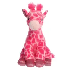 Aurora Medium Giraffe Destination Nation Adventurous Stuffed Animal Pink 12"