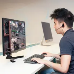 Insten 3.5mm Wired Gaming In-Ear Headset with Microphone - Earbuds & Earphones for Phone Games, PS4, PS5, PC, Xbox Controller & Nintendo Switch