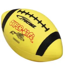 Sportime Super-Safe Youth Football, Size 7, Yellow and Black