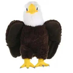 Wild Republic Cuddlekins Bald Eagle Stuffed Animal, 12 Inches