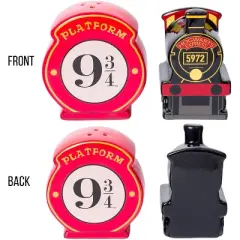 Silver Buffalo Harry Potter Hogwarts Express Ceramic Salt and Pepper Shaker Set