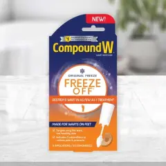 Compound W Freeze Off with Cushion Discs - Wart Remover Treatment - 8 Applications + 12 Discs
