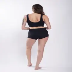 TomboyX Boy Short Underwear, Organic Cotton Rib Stretch Comfort Boxer Briefs