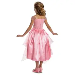 NBCUniversal Girls' Wicked the Musical Glinda Upland Classic Costume Dress Pink