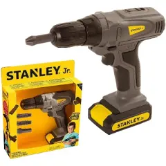 Red Tool Box Stanley Jr. Battery Operated Toy Drill