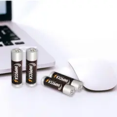 Impecca AA & AAA 54-Pack Platinum Alkaline Batteries Combo, Includes AAx30 & AAAx24 (54-Cells)