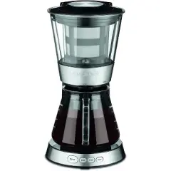 Cuisinart Automatic Cold Brew Coffeemaker with 7-Cup Glass Carafe, Black/Stainless