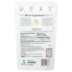 Micro Ingredients Biotin with Hyaluronic Acid, 365 Softgels
