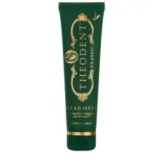 Theodent Classic Spearmint Fluoride-Free Toothpaste with Rennou (3.4 oz) Naturally Strong Teeth, Refreshingly Minty Tooth Paste