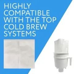 Impresa 30 Pack Cold Brew Paper Filter Bags Compatible Replacement for Toddy & OXO BREW - 11.25'' x 13''