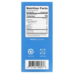 Health Garden All Natural Birch Xylitol Sweetener, 50 Packets, 0.21 oz (6 g) Each