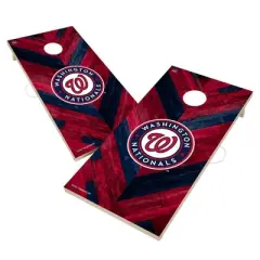 MLB Washington Nationals 2'x4' Solid Wood Cornhole Board