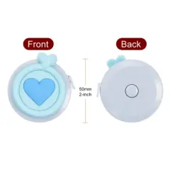 Unique Bargains Soft Dual Sided Heart Design Tape Rulers and Measuring Tools 60 Inch/1.5m