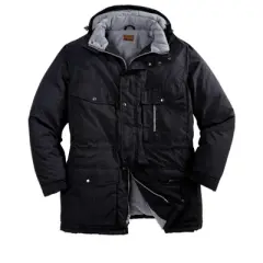 Boulder Creek by KingSize Men's Big & Tall  Fleece-Lined Parka with Detachable Hood and 6 Pockets Coat